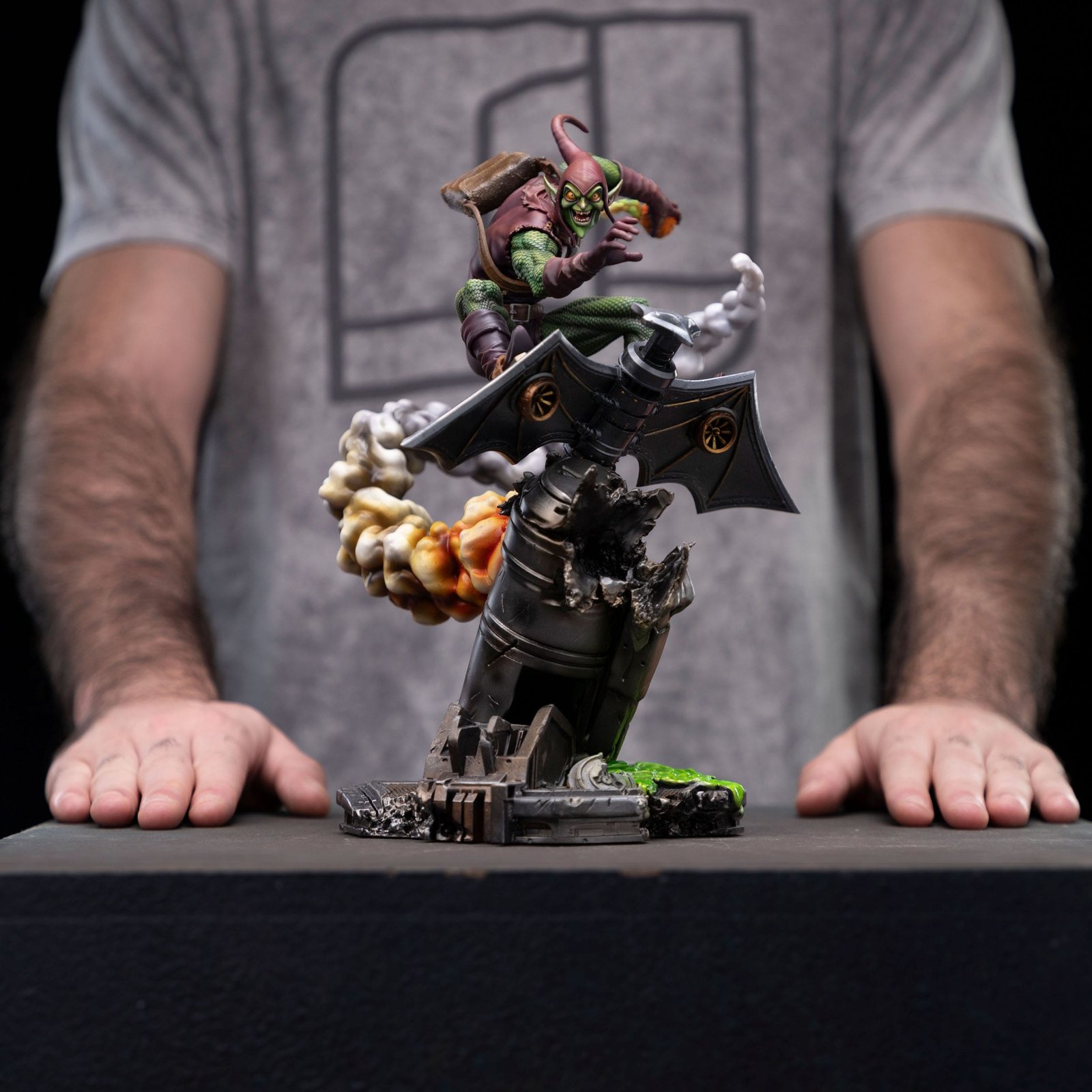 Figura BDS Art Scale de Green Goblin en Marvel por Iron Studios - Imagen 7
