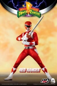 Figura articulada FigZero de Red Ranger en Mighty Morphin Power Rangers por ThreeZero - Imagen 2