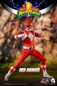 Figura articulada FigZero de Red Ranger en Mighty Morphin Power Rangers por ThreeZero - Imagen 4