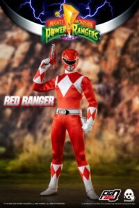 Figura articulada FigZero de Red Ranger en Mighty Morphin Power Rangers por ThreeZero - Imagen 5