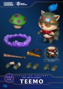 Figura The Swift Scout Teemo de League of Legends por Beast Kingdom - Imagen 2