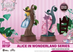 Pack de figuras Alice y El Gato de Cheshire Edición Especial de Colores Dulces de Alicia en el País de las Maravillas por Beast Kingdom - Imagen 4