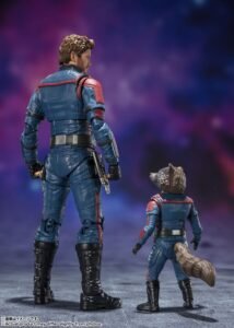 Figuras articuladas S.H. Figuarts de Star Lord y Rocket Raccoon en Guardians of the Galaxy 3 por Bandai Tamashii Nations - Imagen 3