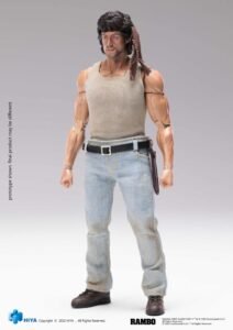 Figura articulada Exquisite Super de John Rambo en Acorralado por Hiya Toys - Imagen 3