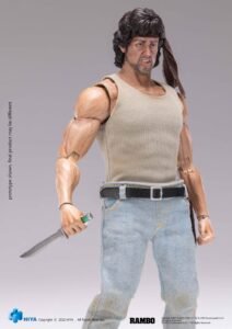 Figura articulada Exquisite Super de John Rambo en Acorralado por Hiya Toys - Imagen 7