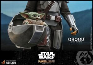 Pack de figuras articuladas de Grogu en Star Wars The Mandalorian por Hot Toys - Imagen 4
