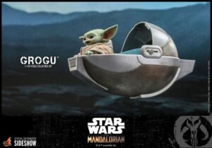 Pack de figuras articuladas de Grogu en Star Wars The Mandalorian por Hot Toys - Imagen 5