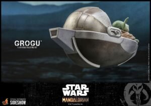 Pack de figuras articuladas de Grogu en Star Wars The Mandalorian por Hot Toys - Imagen 6
