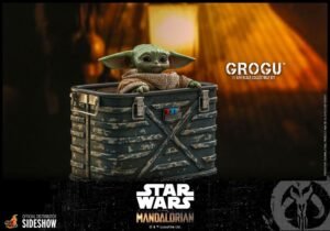 Pack de figuras articuladas de Grogu en Star Wars The Mandalorian por Hot Toys - Imagen 8