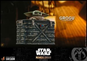 Pack de figuras articuladas de Grogu en Star Wars The Mandalorian por Hot Toys - Imagen 9