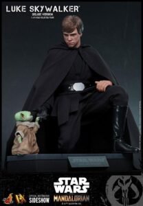 Figura articulada de Luke Skywalker (Versión Deluxe) en Star Wars: El Mandaloriano por Hot Toys - Imagen 9