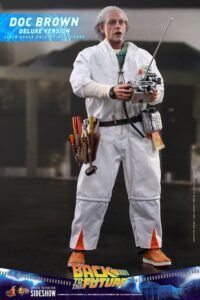 Figura articulada de Doc Brown (Versión Deluxe) en Regreso al Futuro por Hot Toys - Imagen 5