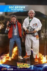 Figura articulada de Doc Brown (Versión Deluxe) en Regreso al Futuro por Hot Toys - Imagen 8