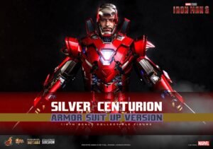 Figura articulada de Centurión de Plata (Versión Armor Suit Up) en Iron Man 3 por Hot Toys - Imagen 2