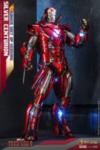 Figura articulada de Centurión de Plata (Versión Armor Suit Up) en Iron Man 3 por Hot Toys - Imagen 6