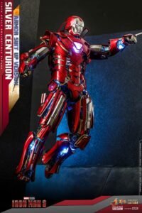 Figura articulada de Centurión de Plata (Versión Armor Suit Up) en Iron Man 3 por Hot Toys - Imagen 7