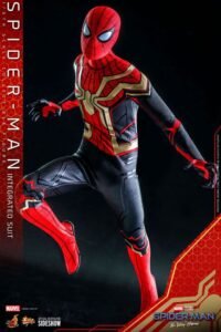 Figura articulada de Spider-Man (Traje Integrado) en Spider-Man: No Way Home por Hot Toys - Imagen 4