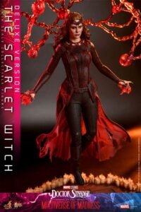 Figura articulada de La Bruja Escarlata (Versión Deluxe) en Doctor Strange en el Multiverso de la Locura por Hot Toys - Imagen 7