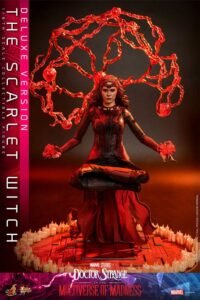 Figura articulada de La Bruja Escarlata (Versión Deluxe) en Doctor Strange en el Multiverso de la Locura por Hot Toys - Imagen 8