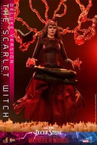 Figura articulada de La Bruja Escarlata (Versión Deluxe) en Doctor Strange en el Multiverso de la Locura por Hot Toys - Imagen 9