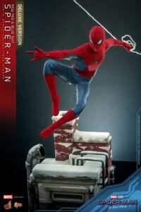Figura Movie Masterpiece de Spider-Man (New Red and Blue Suit) (Deluxe Version) en Spider-Man: No Way Home por Hot Toys - Imagen 3