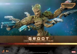 Figura Movie Masterpiece de Groot (Deluxe Version) en Guardianes de la Galaxia vol. 3 por Hot Toys - Imagen 6