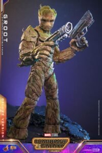 Figura Movie Masterpiece de Groot (Deluxe Version) en Guardianes de la Galaxia vol. 3 por Hot Toys - Imagen 9