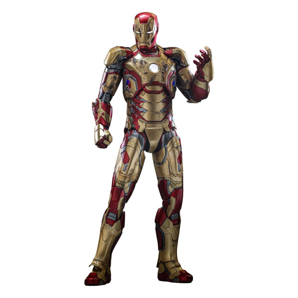 Figura Movie Masterpiece Diecast de Iron Man Mark XLII (2.0) en Iron Man 3 por Hot Toys