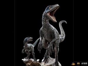 Figura Deluxe Art Scale de Blue y Beta en Jurassic World Dominion por Iron Studios - Imagen 6