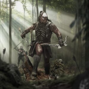 Figura de Lurtz, líder Uruk-Hai en El Señor de los Anillos por Iron Studios - Imagen 3