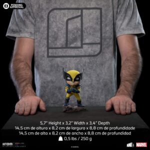 Minifigura Mini Co. de Wolverine en Marvel Deadpool & Wolverine por Iron Studios - Imagen 8