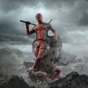 Figura Art Scale de Deadpool en Deadpool 3 por Iron Studios - Imagen 3