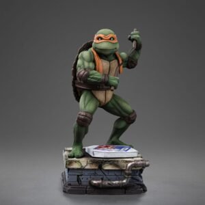 Figura Art Scale de Michelangelo en Tortugas Ninja por Iron Studios - Imagen 5