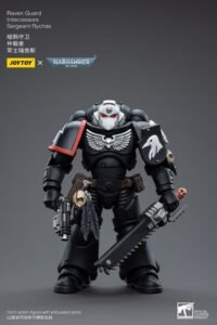 Figura articulada de Sargento Rychas de los Intercesores de la Guardia del Cuervo en Warhammer 40k por Joy Toy - Imagen 2