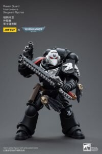 Figura articulada de Sargento Rychas de los Intercesores de la Guardia del Cuervo en Warhammer 40k por Joy Toy - Imagen 5