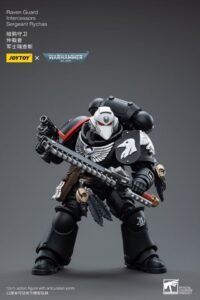 Figura articulada de Sargento Rychas de los Intercesores de la Guardia del Cuervo en Warhammer 40k por Joy Toy - Imagen 8