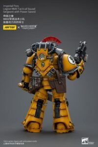 Figura articulada de Sargento de la Escuadra Táctica MkIII de la Legión de los Puños Imperiales con Espada de Energía en Warhammer The Horus Heresy por Joy Toy - Imagen 2