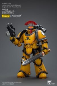 Figura articulada de Sargento de la Escuadra Táctica MkIII de la Legión de los Puños Imperiales con Espada de Energía en Warhammer The Horus Heresy por Joy Toy - Imagen 3