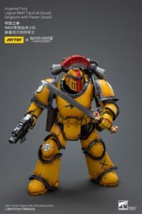 Figura articulada de Sargento de la Escuadra Táctica MkIII de la Legión de los Puños Imperiales con Espada de Energía en Warhammer The Horus Heresy por Joy Toy - Imagen 5