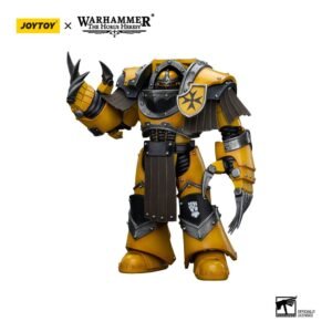 Figura articulada de Legionario Cataphractii con Garras Relámpago de la Escuadra de Terminadores Cataphractii de la Legión de los Puños Imperiales en Warhammer The Horus Heresy por Joy Toy - Imagen 3