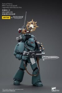 Figura articulada de Legionario con Nuncio Vox de la Escuadra Táctica MKVI de los Hijos de Horus en Warhammer The Horus Heresy por Joy Toy - Imagen 4