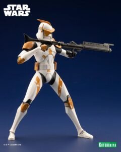 Figura de Commander Cody de Star Wars The Clone Wars ARTFX por Kotobukiya - Imagen 9