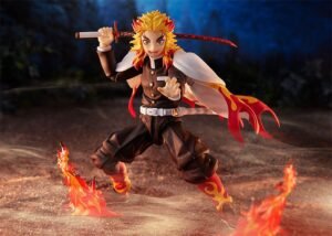 Figura articulada de Kyojuro Rengoku en Demon Slayer: Kimetsu no Yaiba por Max Factory - Imagen 2