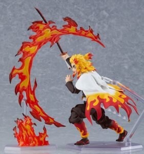 Figura articulada de Kyojuro Rengoku en Demon Slayer: Kimetsu no Yaiba por Max Factory - Imagen 9