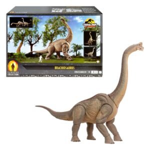 Figura articulada de Brachiosaurus en Parque Jurásico Hammond Collection por Mattel - Imagen 8