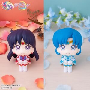 Figuras Look Up de Eternal Sailor Mercury & Eternal Sailor Mars Set en Sailor Moon Cosmos por Megahouse - Imagen 2