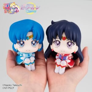 Figuras Look Up de Eternal Sailor Mercury & Eternal Sailor Mars Set en Sailor Moon Cosmos por Megahouse - Imagen 3