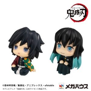 Figuras Look Up de Giyuu Tomioka (Versión Asombrado) & Muichiro Tokitou (Versión Sonriente) (con regalo) en Guardianes de la Noche: Kimetsu no Yaiba por Megahouse - Imagen 3