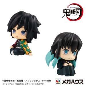Figuras Look Up de Giyuu Tomioka (Versión Asombrado) & Muichiro Tokitou (Versión Sonriente) (con regalo) en Guardianes de la Noche: Kimetsu no Yaiba por Megahouse - Imagen 5