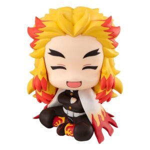 Figura Look Up de Kyojuro Rengoku (Versión Sonriente) en Guardianes de la Noche: Kimetsu no Yaiba por Megahouse - Imagen 2